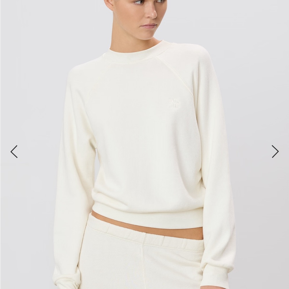 ETERNE SHRUNKEN RAGLAN SWEATSHIRT M